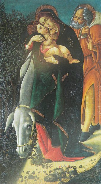 - 1470 La huida a Egipto (Sandro Botticelli) (S XV)