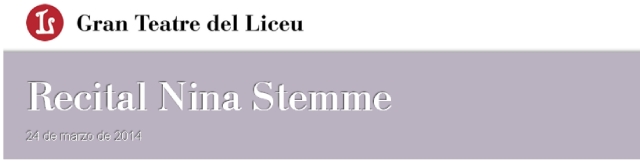 Recital Nina Stemme