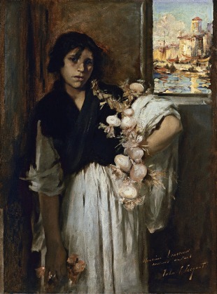 Vendedora-veneciana-de-cebollas (john-singer-sargent, 1882)