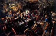 La última cena (Tintoretto, 1594)