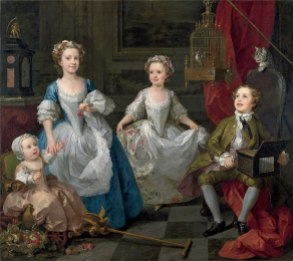 Retrato de los niños Graham (William Hogarth, 1742)